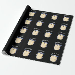 Owl You Doin Funny Bird Pun Dark BG Wrapping Paper