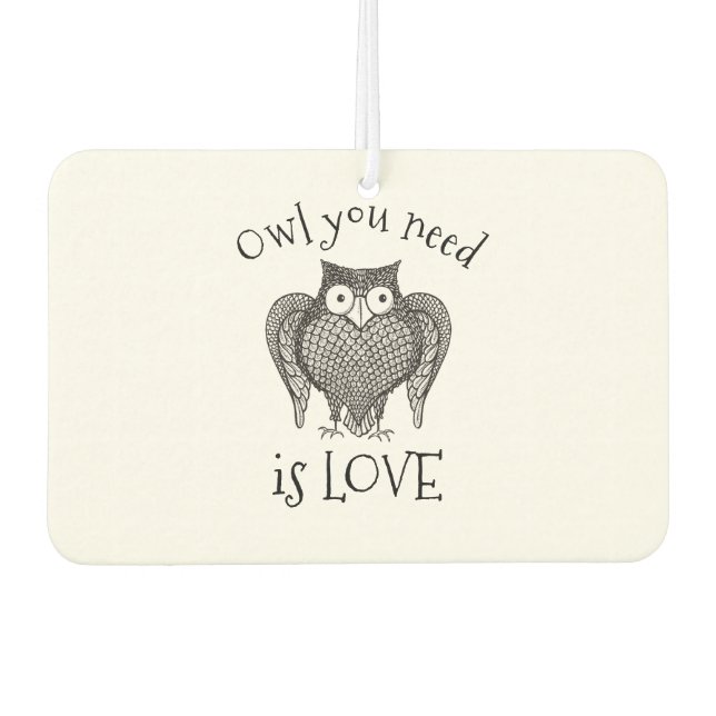 Owl you Need Air Freshener (Front)