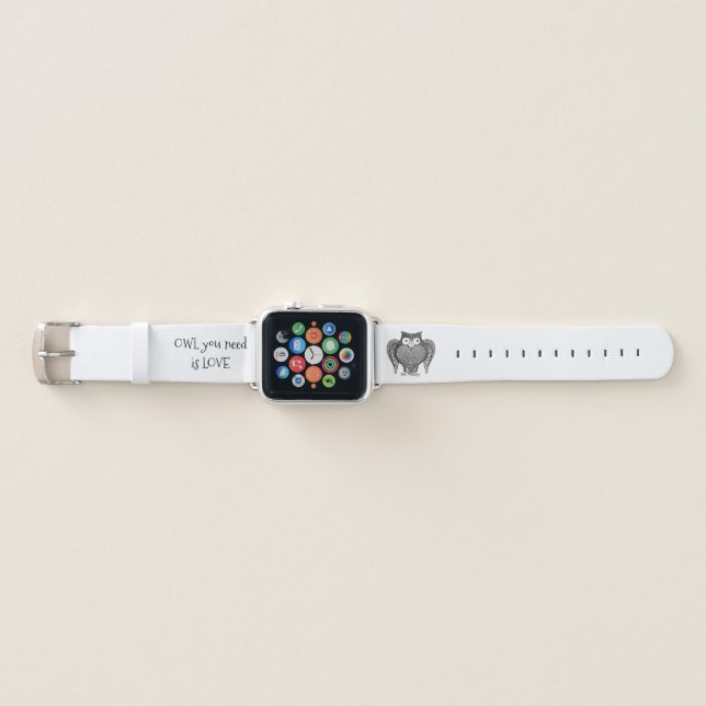 Owl you Need Apple Watch Band (Front)