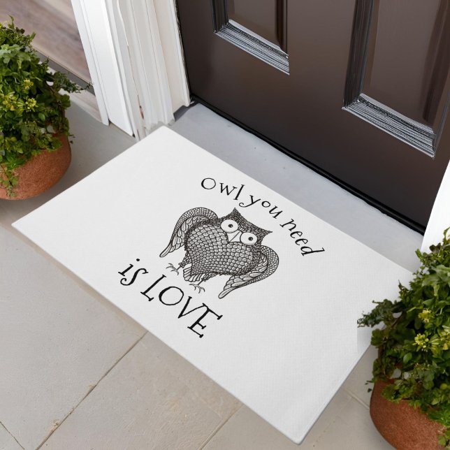 Owl you Need Doormat (Creator Uploaded)