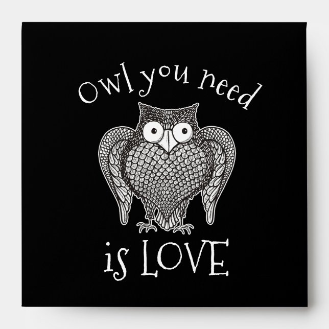 Owl you Need Envelope (Front)