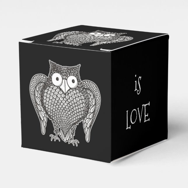 Owl you Need Favor Boxes (Front Side)
