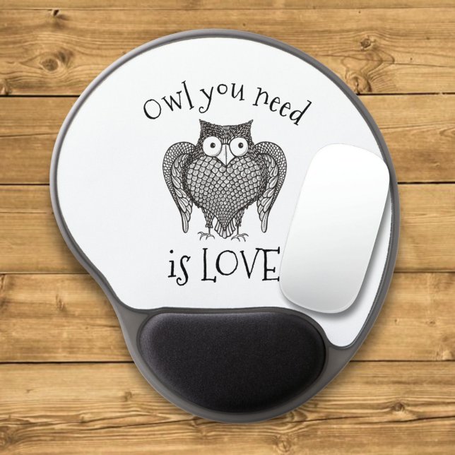 Owl you Need Gel Mouse Pad (Creator Uploaded)