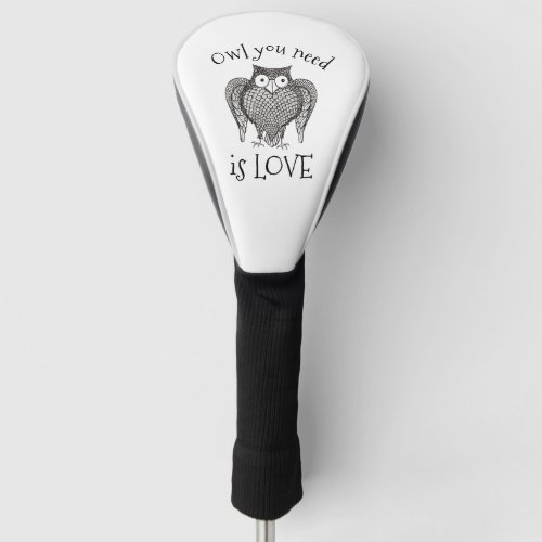 Owl you Need Golf Head Cover