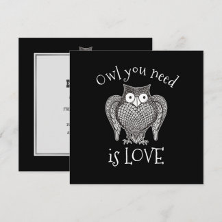 Owl you Need Invitation