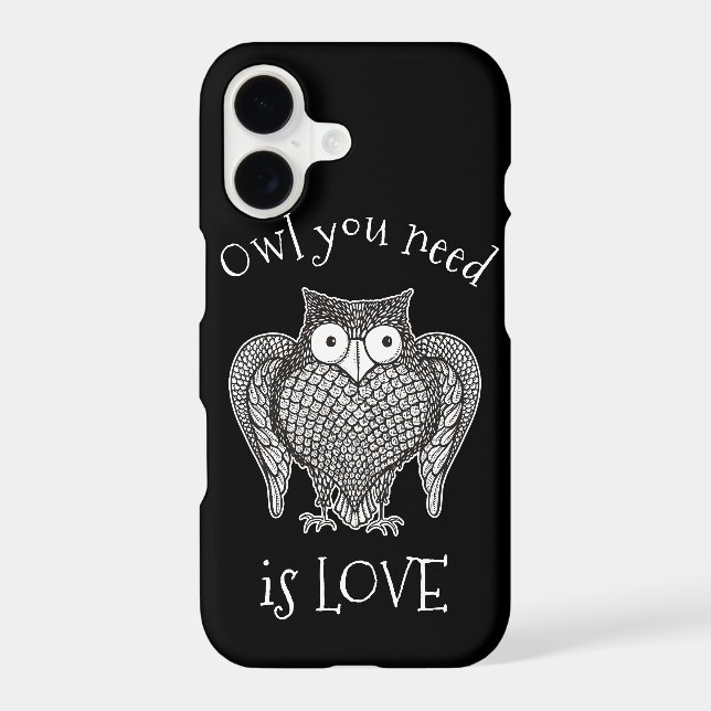 Owl you Need iPhone Case (Back)