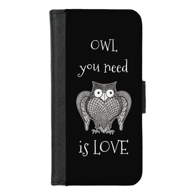 Owl you Need iPhone Wallet Case (Front)