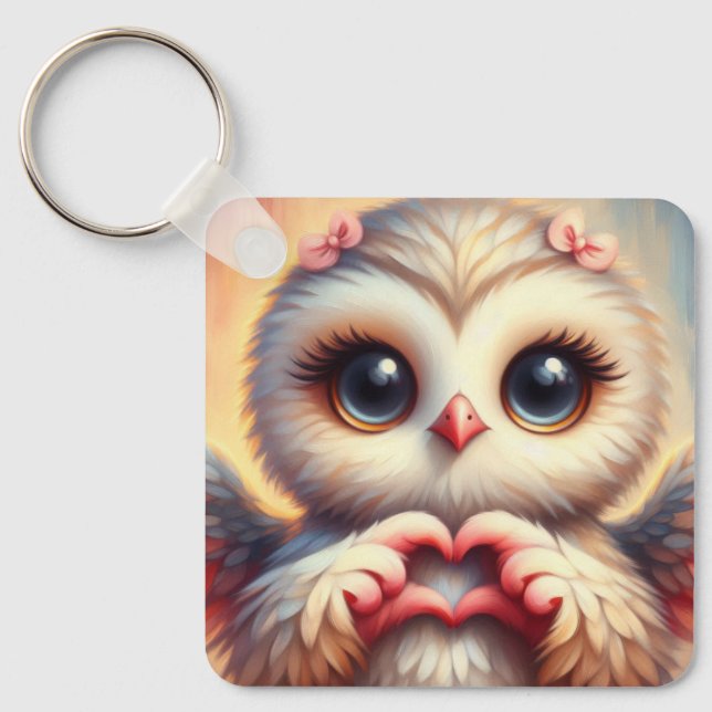 Owl You Need is Love Keychain (Front)