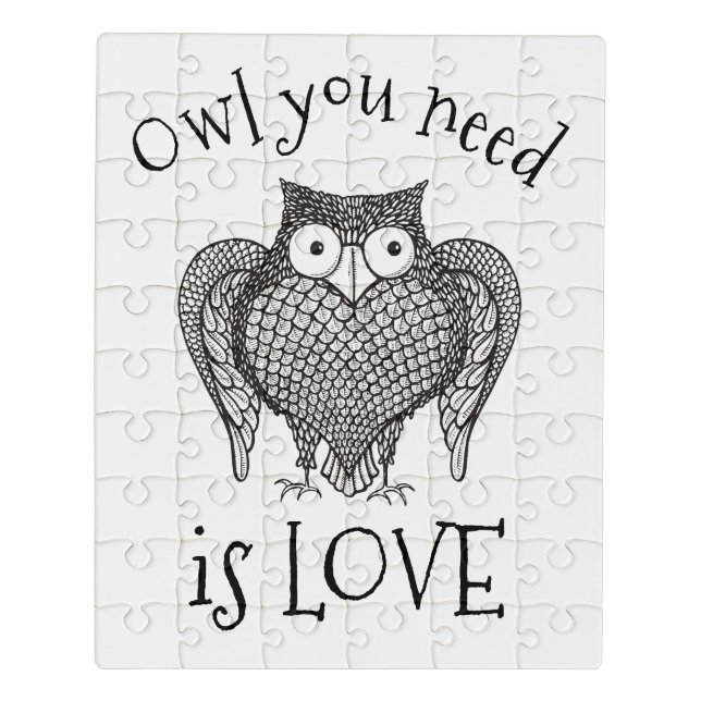 Owl you Need Jigsaw Puzzle (Puzzle Vertical)