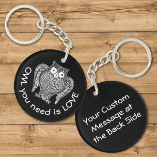 Owl you Need Keychain