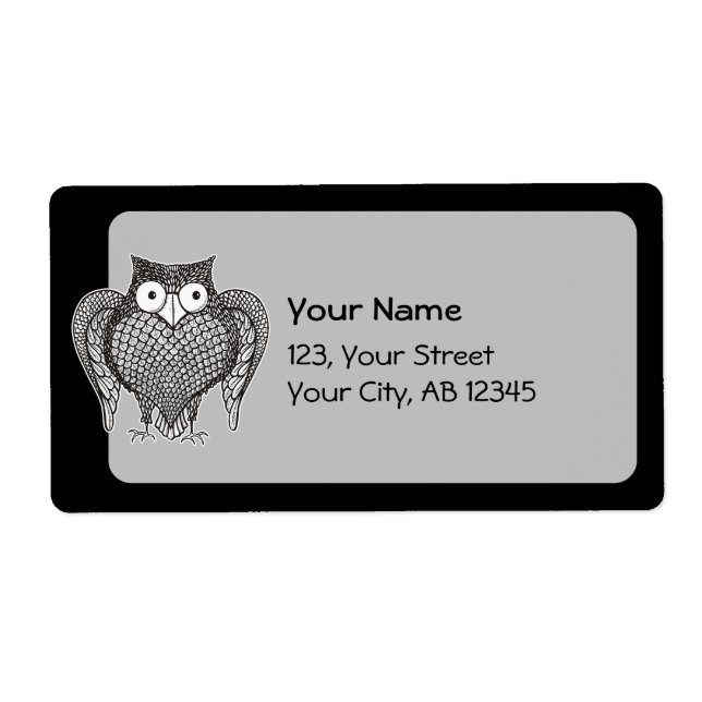 Owl you Need Label (Front)