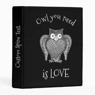Owl you Need Mini Binder