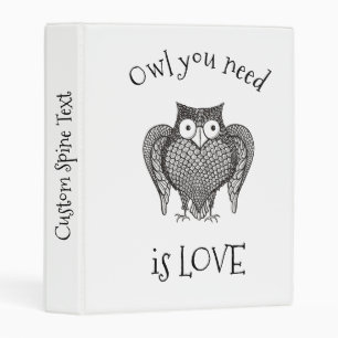 Owl you Need Mini Binder