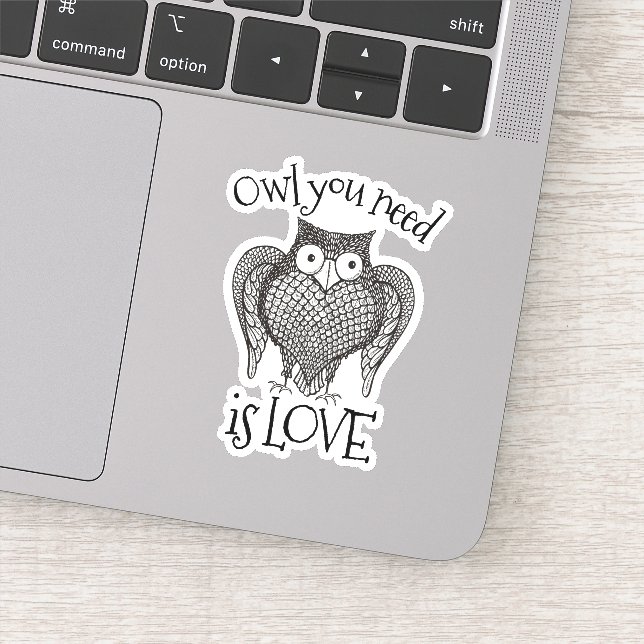 Owl you Need Sticker (Detail)