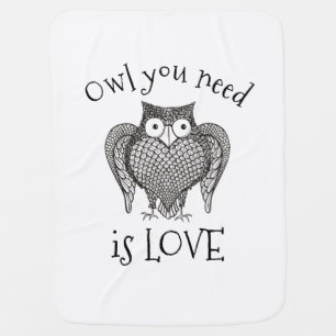 Owl you Need Swaddle Blanket