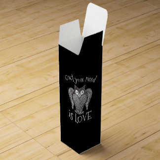 Owl you Need Wine Box