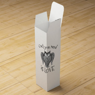 Owl you Need Wine Box
