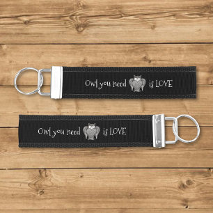 Owl you Need Wrist Keychain