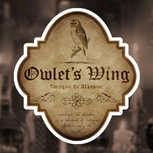 Owlet's Wing Apothecary DC Sticker