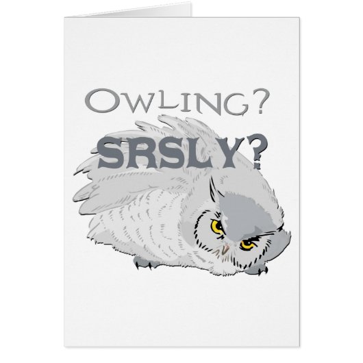 Owling Seriously Cards (Front)