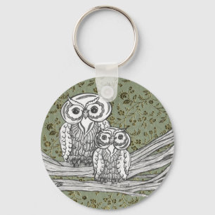 Owls 10 keychain