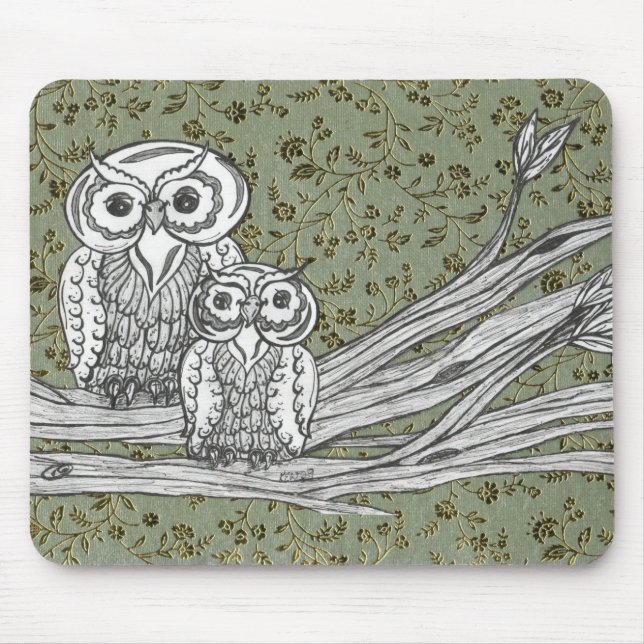 Owls 10 mouse pad (Front)