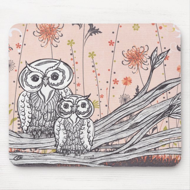 Owls 15 Mousepad (Front)