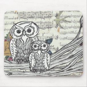 Owls 22 Mouse pad