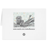 Owls 25 cards (Back Horizontal)