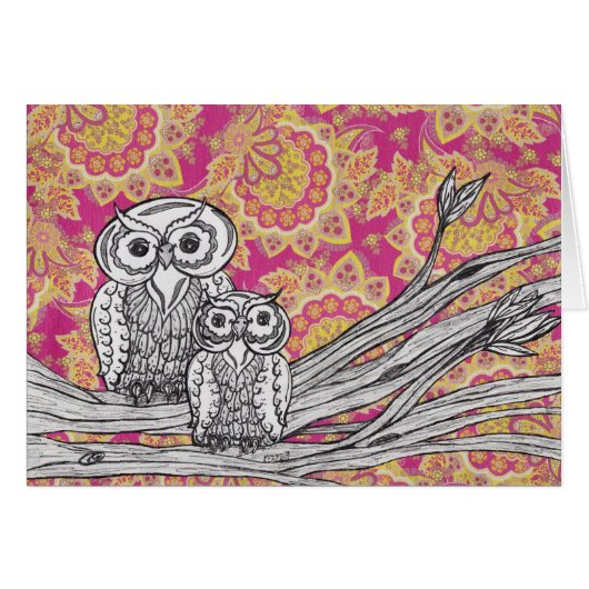 Owls 36 Card (Front Horizontal)