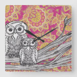 Owls 36 Clock