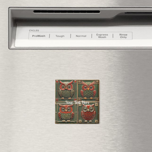 Owls 3 magnet (In Situ (Dishwasher))