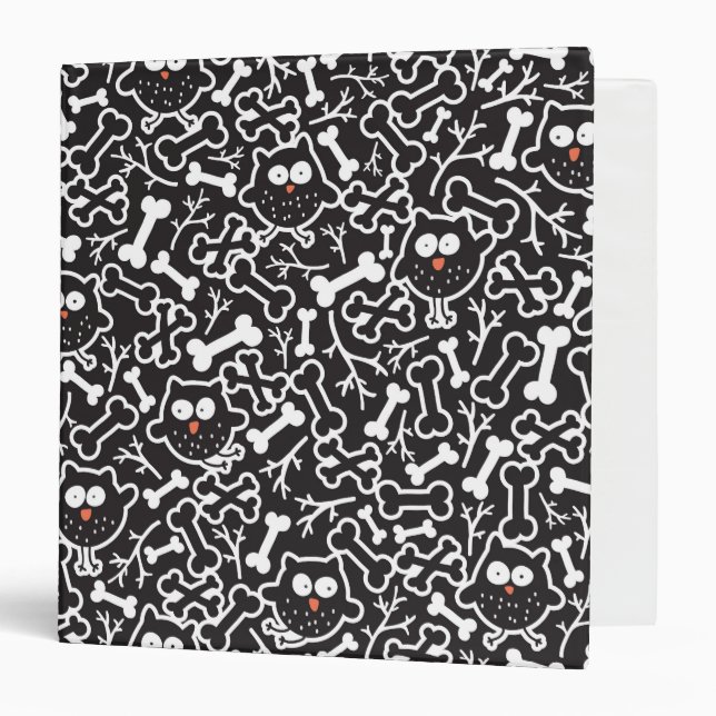 Owls and bones 3 ring binder (Front/Inside)