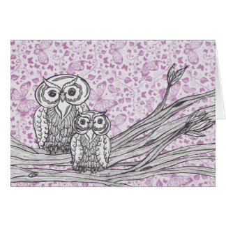 Owls and Butterflies Cards