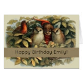 Owls and Elf Fairies Nature Illustration (Front Horizontal)