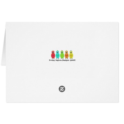 Owls and Trees (Back Horizontal)