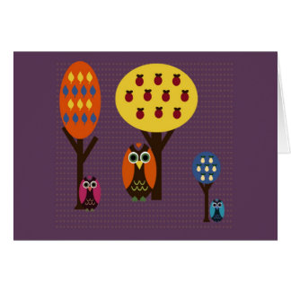 Owls and Trees Cards