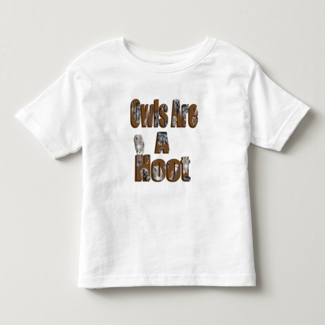Owls Are A Hoot Picture Logo, Toddler T-shirt (Front)