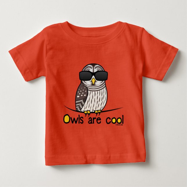Owls are cool baby T-Shirt (Front)