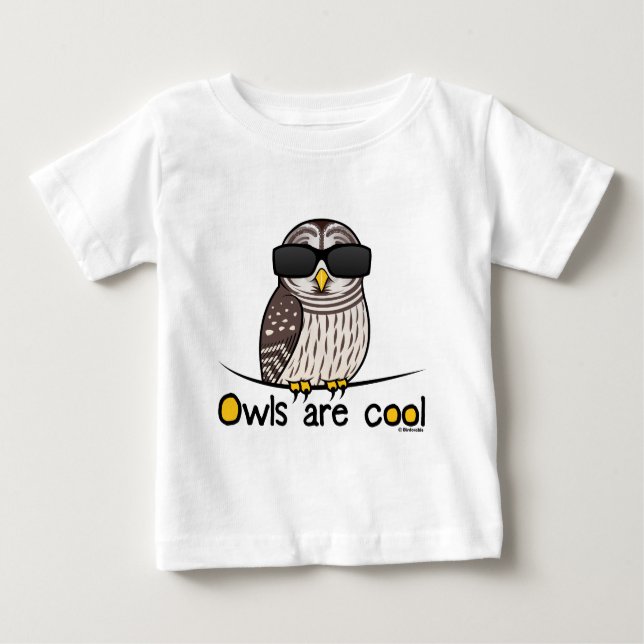 Owls are cool! baby T-Shirt (Front)