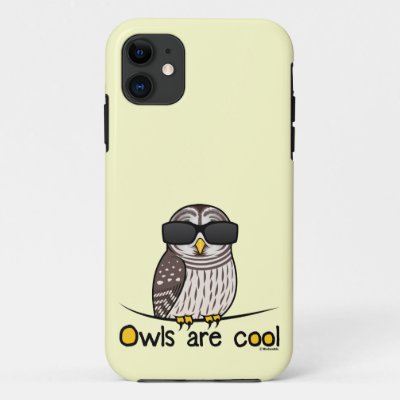 Owls are cool iPhone 11 case