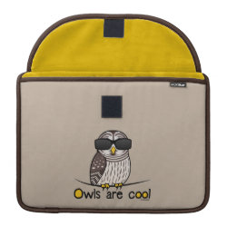 Owls are cool Rickshaw Macbook Pro 13