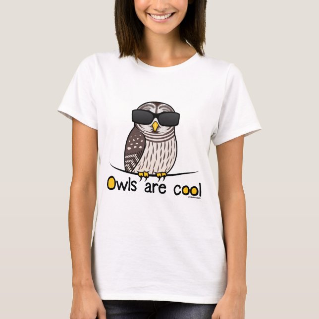 Owls are cool! T-Shirt (Front)
