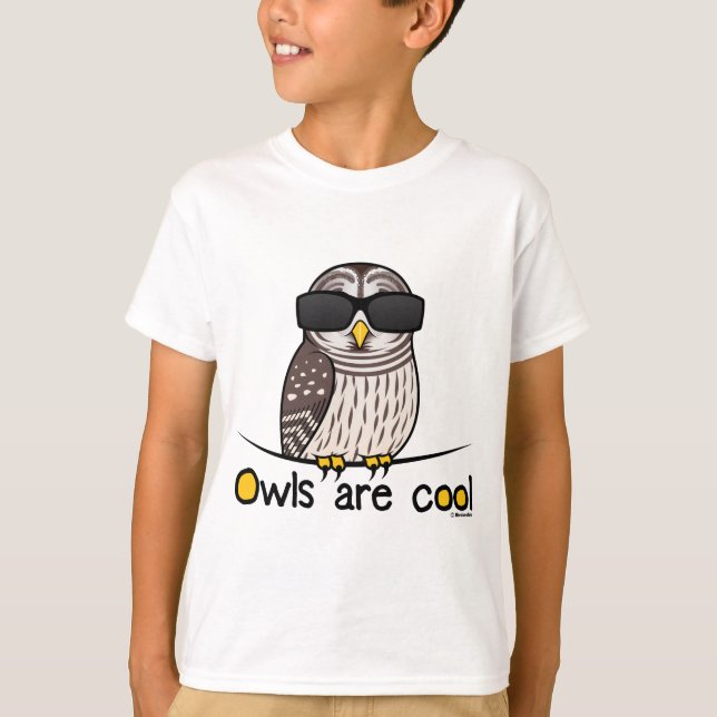 Owls are cool! T-Shirt (Front)