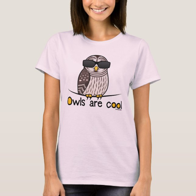 Owls are cool! T-Shirt (Front)