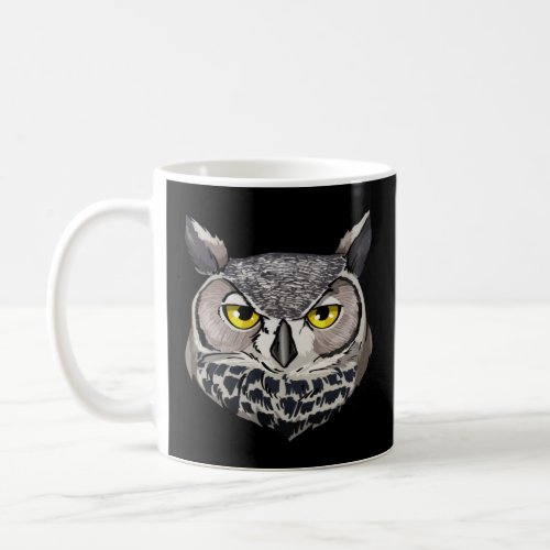 Owls Branch Head Women Big Owl  Birds Love  Coffee Mug
