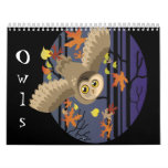 Owls, Calendar at Zazzle