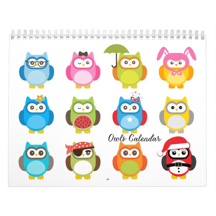 Owls Calendar Zazzle Com   Owls Calendar Re0139a29be7c437186e29a839fe34342 B2sm9 8byvr 704 