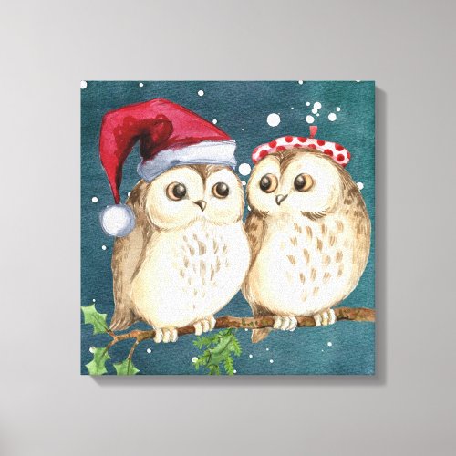 Owls Canvas Print