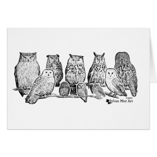 Owls Cards (Front Horizontal)